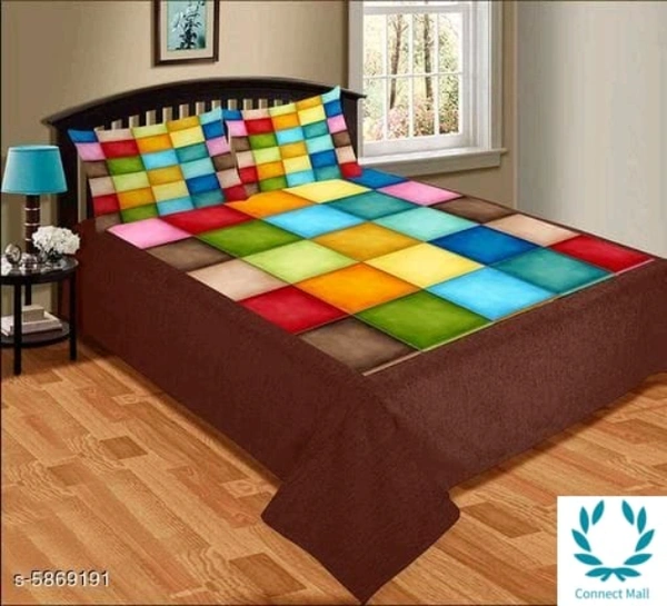 Velvet King Double Bedsheet - King (Length Size: 104 in Width Size: 95 in Pillow Length Size: 27 in Pillow Width Size: 17 in), Velvet